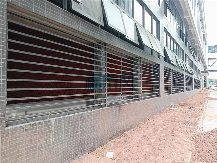 東莞水簾更換，濕簾窗舊更換新安裝